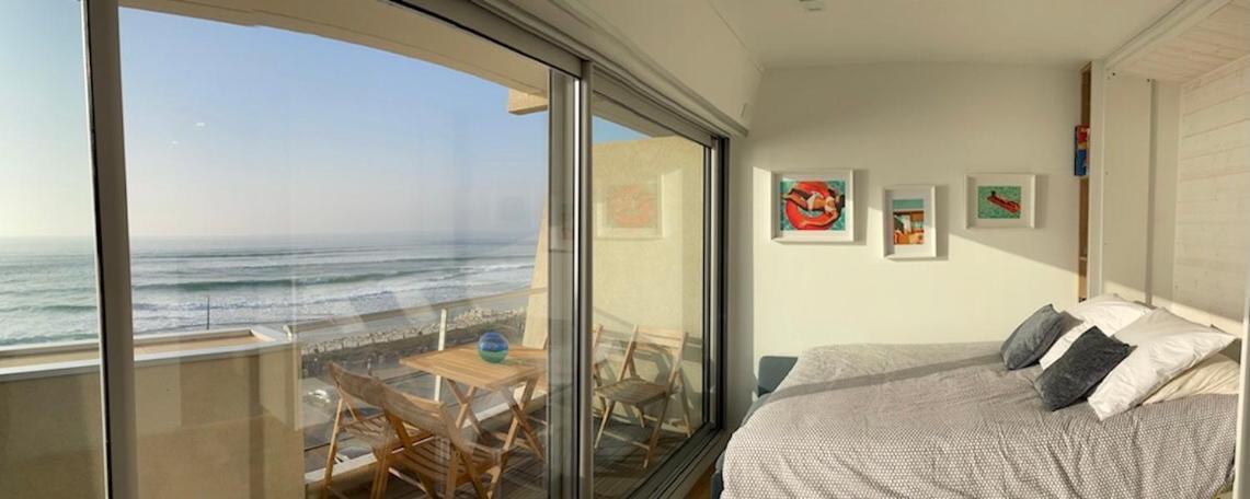 1Ere Ligne, Dernier Etage, Vue A 180° Sur L'Ocean, Lacanau, Plage Centrale 외부 사진